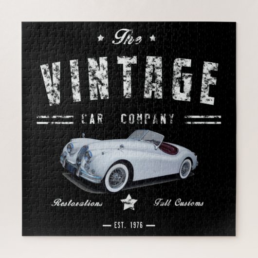 Oldtimer-Klassiker-Automobilfirma Puzzle (Vertikal)