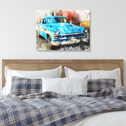 Oldtimer Leinwanddruck (Insitu (Schlafzimmer))