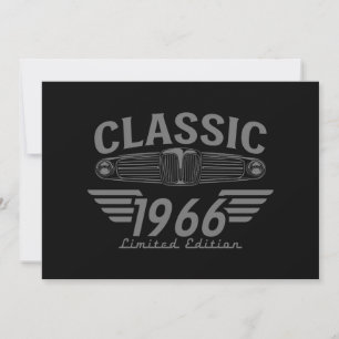 Oldtimer-Liebhaber 1966 Hergestellt in 1966 60. Ge Einladung