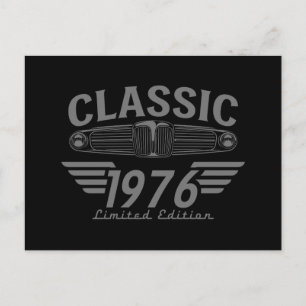 Oldtimer-Liebhaber 1976 Hergestellt in 1976 50. Ge Postkarte