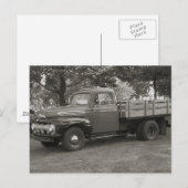 Oldtimer-LKW Postkarte (Vorne/Hinten)