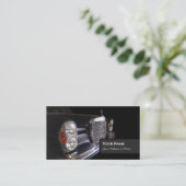 Oldtimer Mercedes Benz historischer Autoverkehrer Visitenkarte (Stehend Vorderseite)