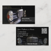 Oldtimer Mercedes Benz historischer Autoverkehrer Visitenkarte (Vorne/Hinten)