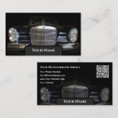 Oldtimer Mercedes Benz historischer Autoverwahrer Visitenkarte (Vorne/Hinten)
