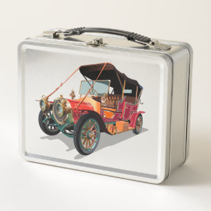 Oldtimer Metall Brotdose