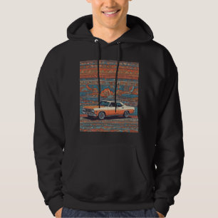 Oldtimer mit abstrakter Wüstenlandschaft Hoodie