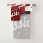 Oldtimer & Mond Badhandtuch Set (Insitu)