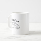 Oldtimer Österreich Steiermark Steyr Puch 500 Kaffeetasse (Vorderseite Links)