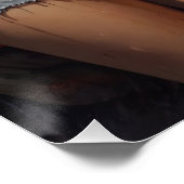 oldtimer pinup nostalgie kunstwerk blond frau poster (Ecke)