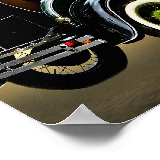 Oldtimer-Poster Poster (Ecke)
