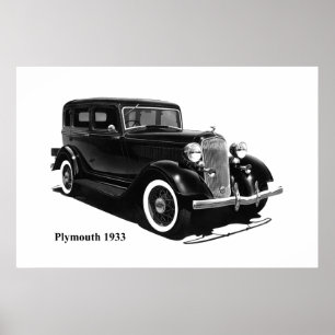 Oldtimer-Poster Poster