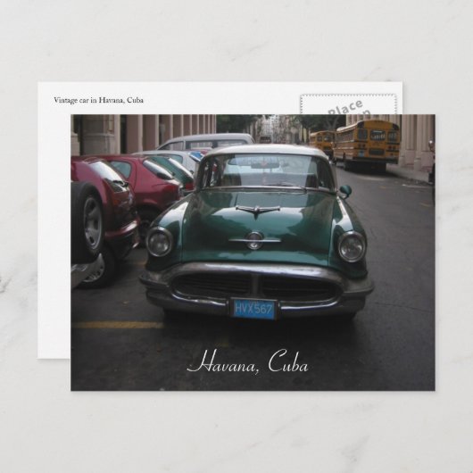 Oldtimer Postkarte (Vorne/Hinten)