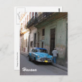 Oldtimer Postkarte (Vorne/Hinten)