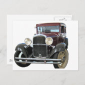 Oldtimer Postkarte (Vorne/Hinten)