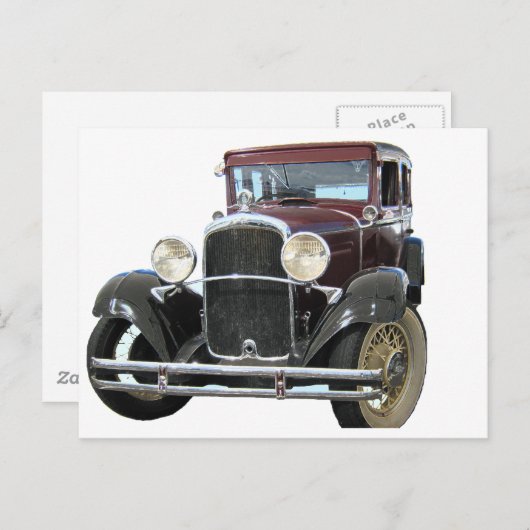Oldtimer Postkarte (Vorne/Hinten)