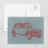 Oldtimer Postkarte (Vorne/Hinten)