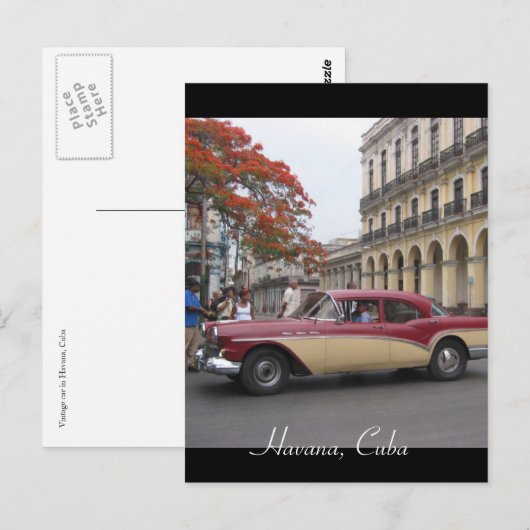 Oldtimer Postkarte (Vorne/Hinten)