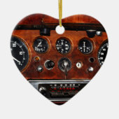 Oldtimer-Radio und -Instrumente Keramikornament (Vorne)