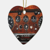 Oldtimer-Radio und -Instrumente Keramikornament (Links)