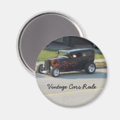 Oldtimer regieren magnet (Vorderseite/Rückseite)