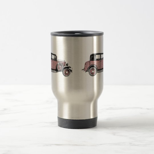 Oldtimer Reisebecher