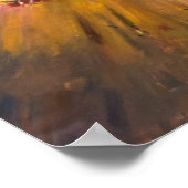 Oldtimer-Rennen Poster (Ecke)