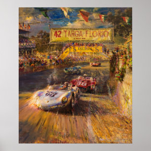 Oldtimer-Rennen Poster