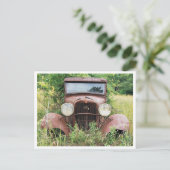 Oldtimer-Rostlaube-Fotografie Postkarte (Stehend Vorderseite)
