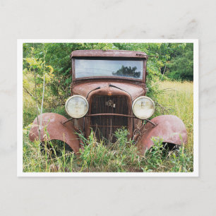 Oldtimer-Rostlaube-Fotografie Postkarte