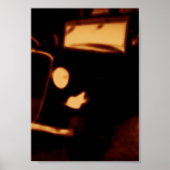Oldtimer-Scheinwerfer – Retro-Automobil-Glanz Poster (Vorne)