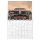 Oldtimer-Sonnenuntergangsansicht Kalender (Mär 2027)