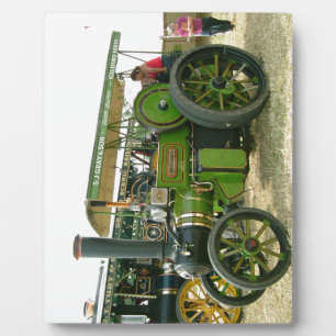 Oldtimer-Traktor Fotoplatte