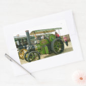 Oldtimer-Traktor Rechteckiger Aufkleber (Umschlag)