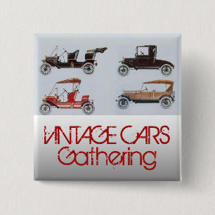 Oldtimer-Treffen Klassisches Auto Button