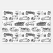 Oldtimer-Vintage-Automodell Geschenkpapier Set (Vorderseite 2)