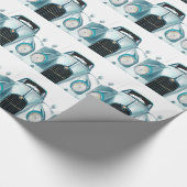 Oldtimer-Vintages Auto Geschenkpapier (Ecke)