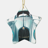 Oldtimer-Vintages Auto Keramikornament (Links)