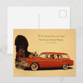Oldtimer-Werbeanzeige Postkarte (Vorne/Hinten)