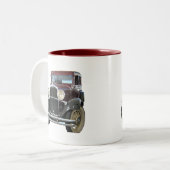 Oldtimer Zweifarbige Tasse (Vorderseite Links)