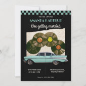 Oldtimerhochzeit Einladung (Vorderseite)