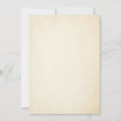 Oldtimerhochzeit Einladung (Rückseite)