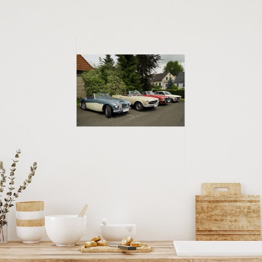 Oldtimerparade Poster (Küche)