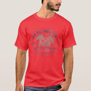 Ole Bill Orchards Hard-Reifes Vintage-Kisten-Siege T-Shirt