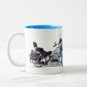 Ole Blue Coffee Tasse (Links)
