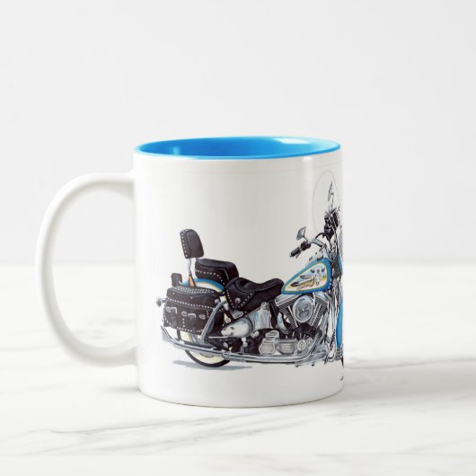 Ole Blue Coffee Tasse (Links)