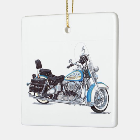 Ole Blue Keramikornament (Links)