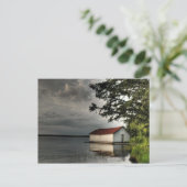 Ole Boathouse Postkarte (Stehend Vorderseite)