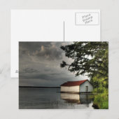Ole Boathouse Postkarte (Vorne/Hinten)