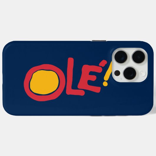 Ole! Case-Mate iPhone Hülle (Rückseite (Horizontal))