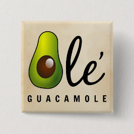 Ole Guacamole Avocado Spaß Button